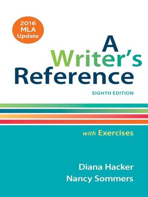 cover image of Writer's Reference with Exercises with 2016 MLA Update